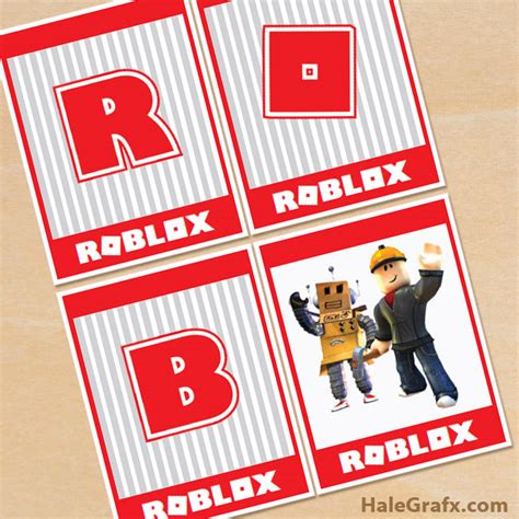 Roblox Printable Letters